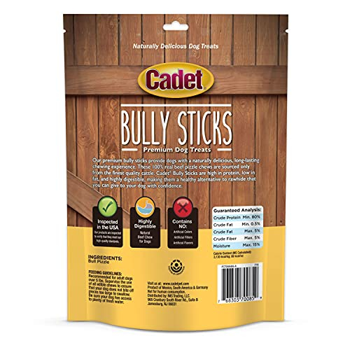 Foto 8 pulgar | Dog Treats Cadet Bully Sticks Regular, 340 Ml, Para Perros - Venta Internacional.