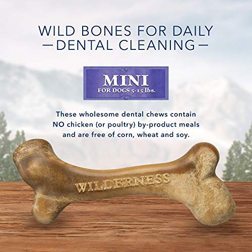 Foto 4 pulgar | Dental Chews Blue Wilderness Wild Bones, 300 Ml, Para Perros - Venta Internacional.