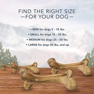 Foto 6 | Dental Chews Blue Wilderness Wild Bones, 300 Ml, Para Perros - Venta Internacional.