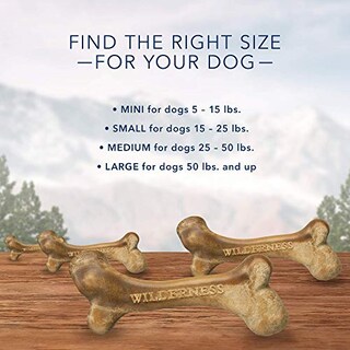 Foto 7 | Dental Chews Blue Wilderness Wild Bones, 300 Ml, Para Perros - Venta Internacional.