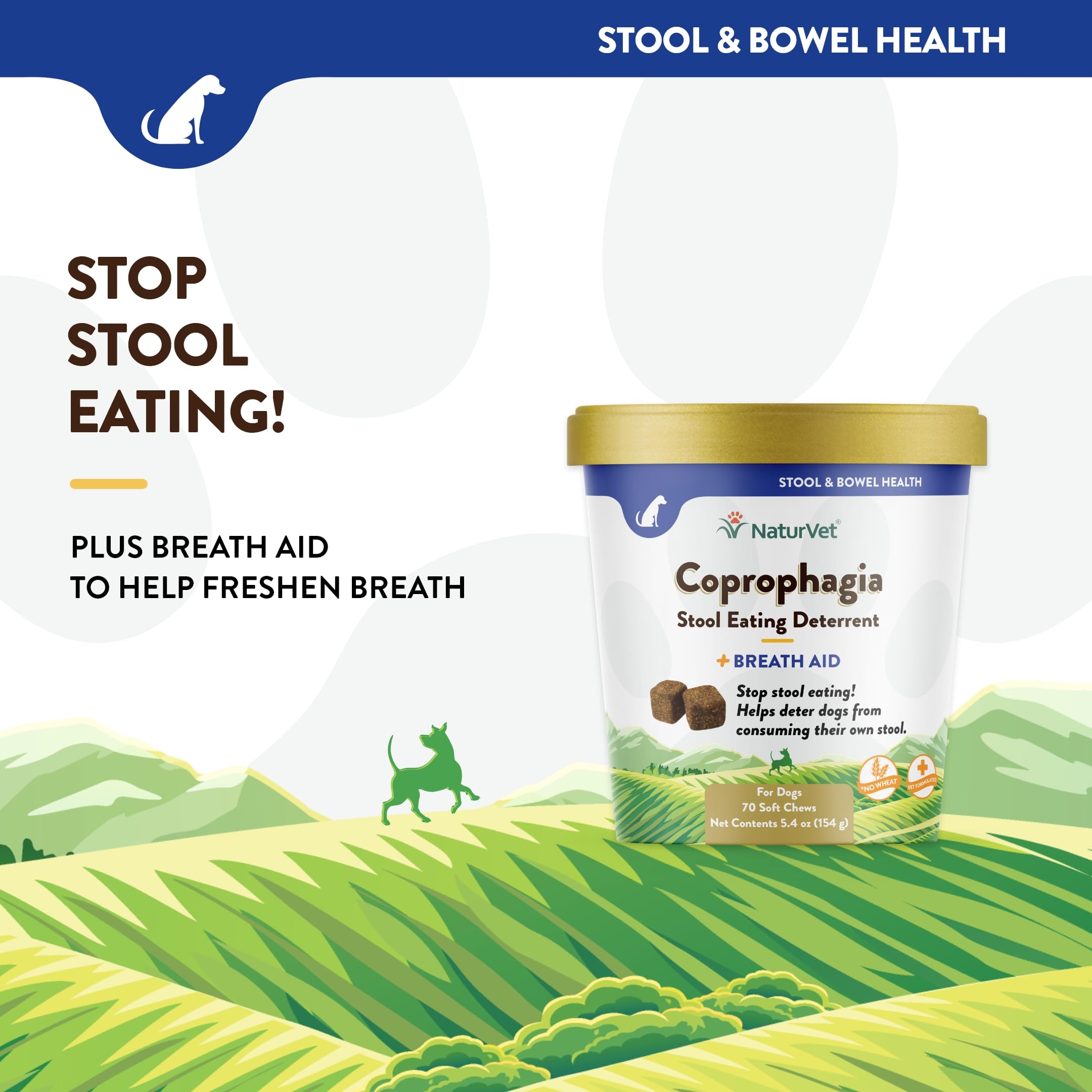 Foto 4 pulgar | Ayuda Respiratoria Chews Naturvet Coprophagia Deterrent + Para Perros - Venta Internacional.