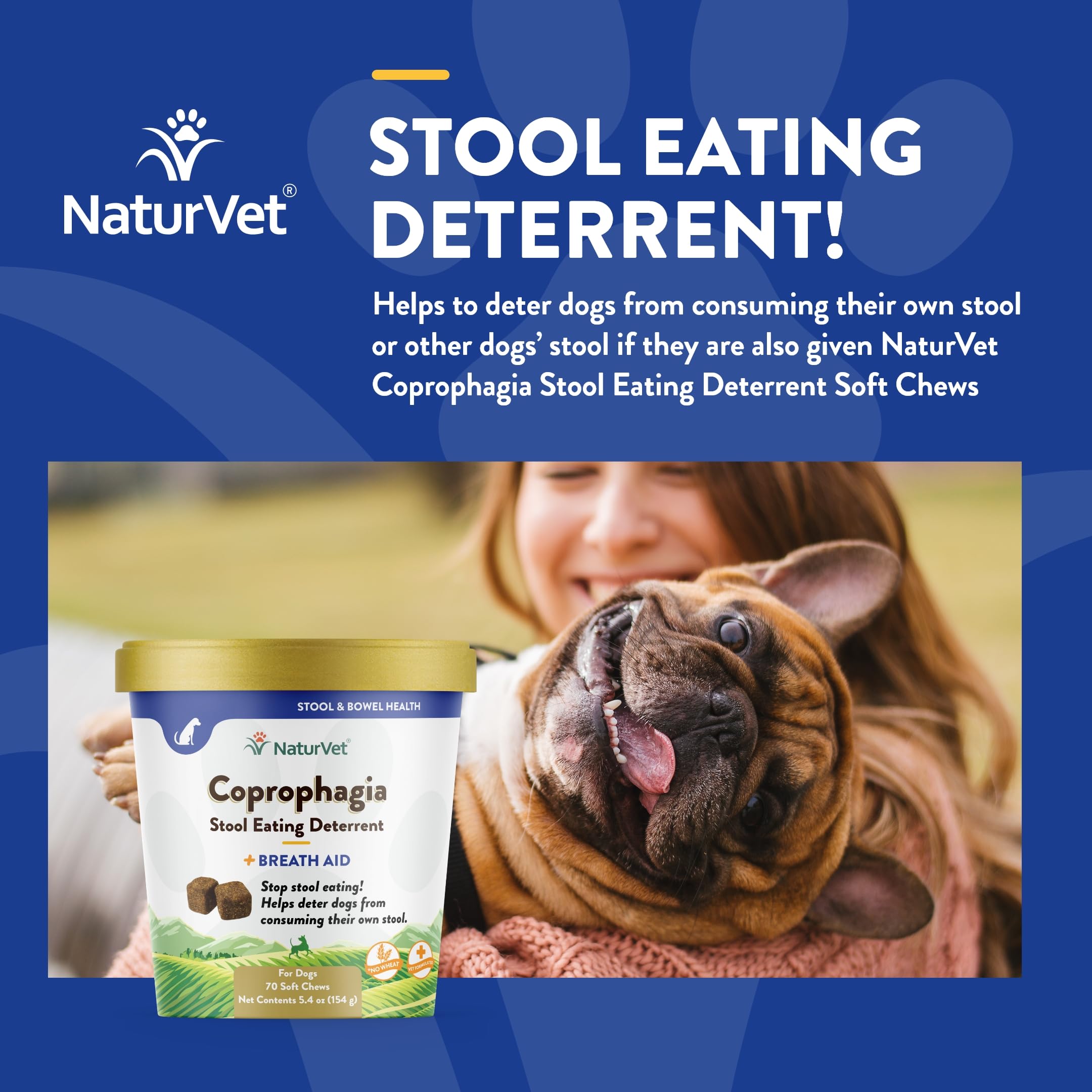 Foto 5 pulgar | Ayuda Respiratoria Chews Naturvet Coprophagia Deterrent + Para Perros - Venta Internacional.