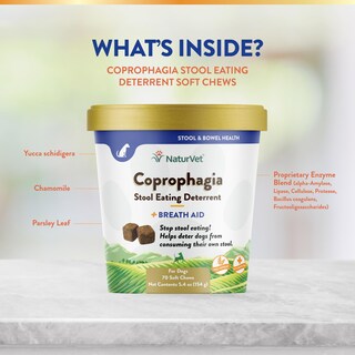 Foto 5 | Ayuda Respiratoria Chews Naturvet Coprophagia Deterrent + Para Perros - Venta Internacional.