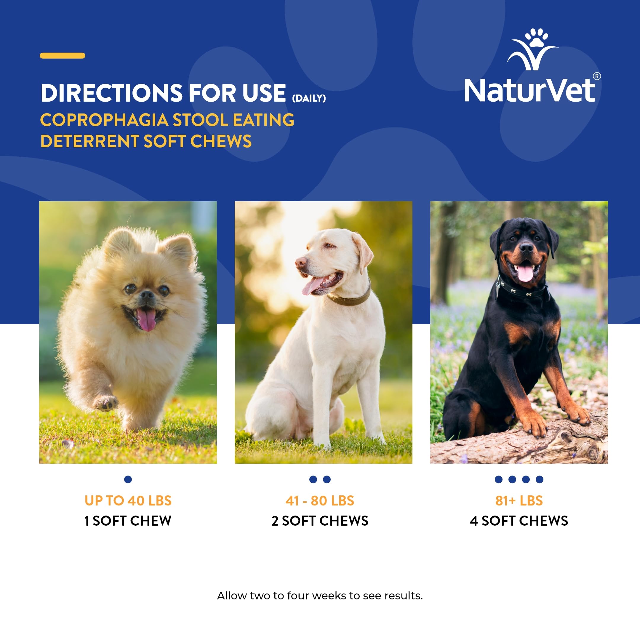Foto 8 pulgar | Ayuda Respiratoria Chews Naturvet Coprophagia Deterrent + Para Perros - Venta Internacional.