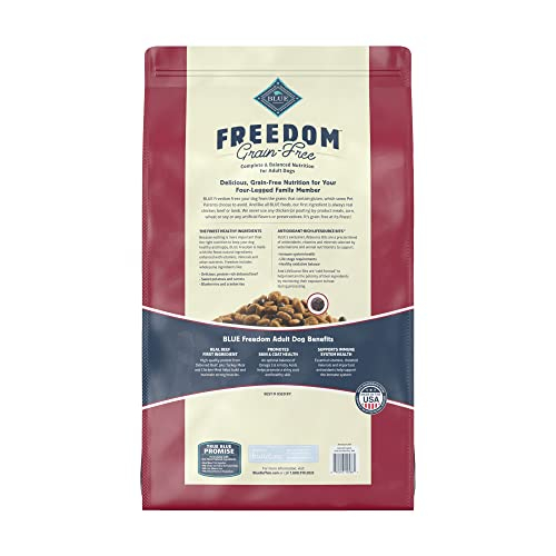 Foto 3 pulgar | Comida Para Perros Blue Buffalo Freedom, Receta De Carne Sin Cereales, 10,89 Kg - Venta Internacional.