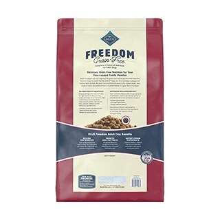 Foto 2 | Comida Para Perros Blue Buffalo Freedom, Receta De Carne Sin Cereales, 10,89 Kg - Venta Internacional.