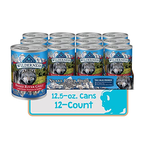 Foto 3 pulgar | Alimento Húmedo Para Perros Blue Buffalo Wilderness Snake River 375 Ml X12 - Venta Internacional.