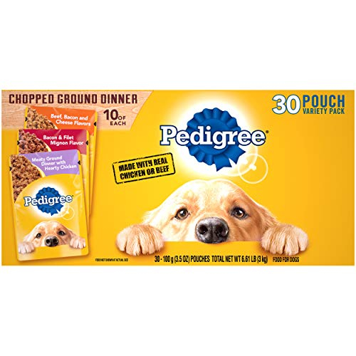 Comida Suave Y Húmeda Para Perros Pedigree Choped Ground Din - Venta Internacional.