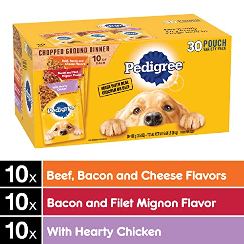 Foto 3 pulgar | Comida Suave Y Húmeda Para Perros Pedigree Choped Ground Din - Venta Internacional.