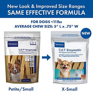 Foto 3 | Masticables De Higiene Bucal Virbac Cet Enzymatic Para Perros - Venta Internacional.