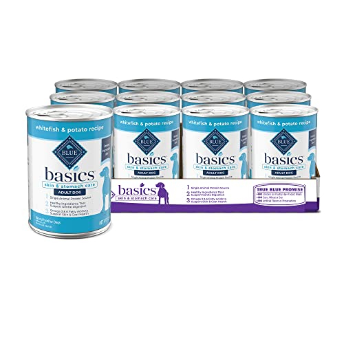 Alimento Húmedo Para Perros Blue Buffalo Basics Para El Cuidado De La Piel Y El Estómago, 370 Ml - Venta Internacional.