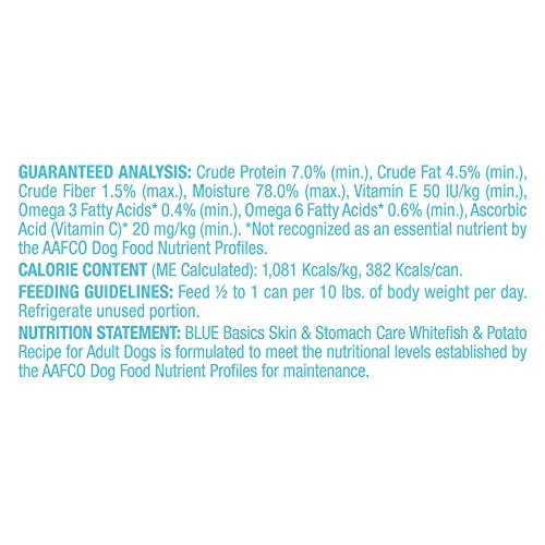 Foto 3 | Alimento Húmedo Para Perros Blue Buffalo Basics Para El Cuidado De La Piel Y El Estómago, 370 Ml - Venta Internacional.