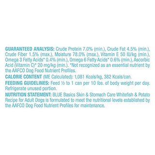 Foto 3 | Alimento Húmedo Para Perros Blue Buffalo Basics Para El Cuidado De La Piel Y El Estómago, 370 Ml - Venta Internacional.