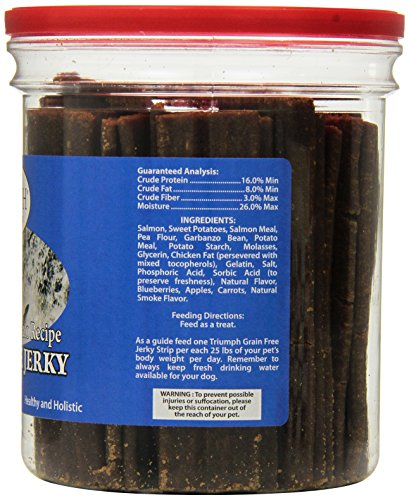 Foto 4 pulgar | Dog Treats Triumph Super Premium Salmon & Camote Jerky - Venta Internacional.