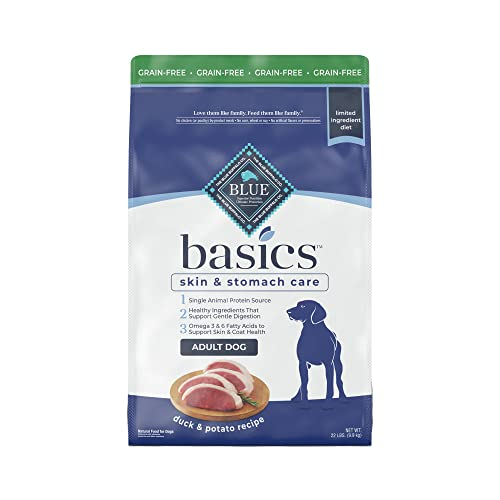 Foto 2 pulgar | Alimento Para Perros Blue Buffalo Basics Skin & Estomago Care Duck 10 Kg - Venta Internacional.