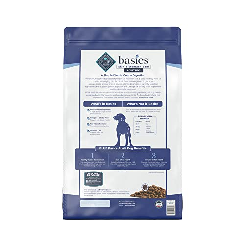 Foto 4 pulgar | Alimento Para Perros Blue Buffalo Basics Skin & Estomago Care Duck 10 Kg - Venta Internacional.