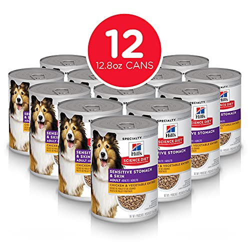 Foto 4 | Comida Húmeda Para Perros Hill's Science Diet Para Adultos, Estómago Sensible Y S - Venta Internacional.