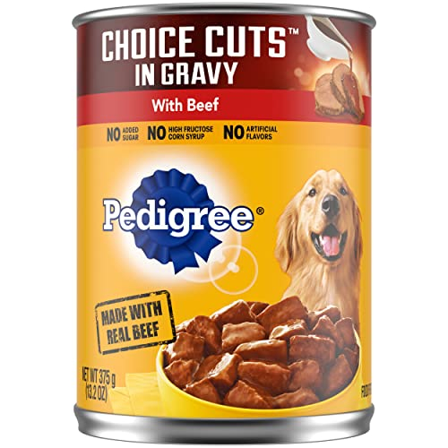 Comida Para Perros Pedigree Choice, Cortada En Salsa Con Carne De Res, 390 Ml, 12 Unidades - Venta Internacional.