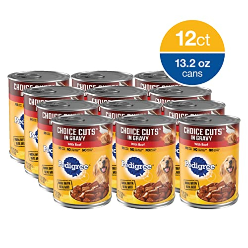 Foto 3 pulgar | Comida Para Perros Pedigree Choice, Cortada En Salsa Con Carne De Res, 390 Ml, 12 Unidades - Venta Internacional.
