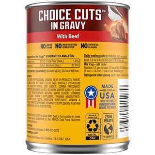 Foto 3 | Comida Para Perros Pedigree Choice, Cortada En Salsa Con Carne De Res, 390 Ml, 12 Unidades - Venta Internacional.