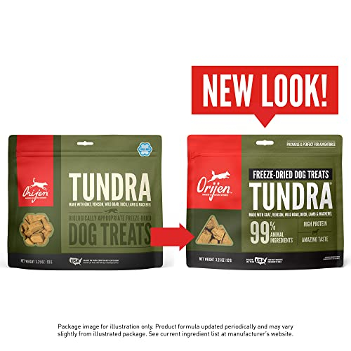 Foto 4 pulgar | Golosinas Para Perros Orijen Liofilizadas Tundra Biológicamente Apropiadas - Venta Internacional.