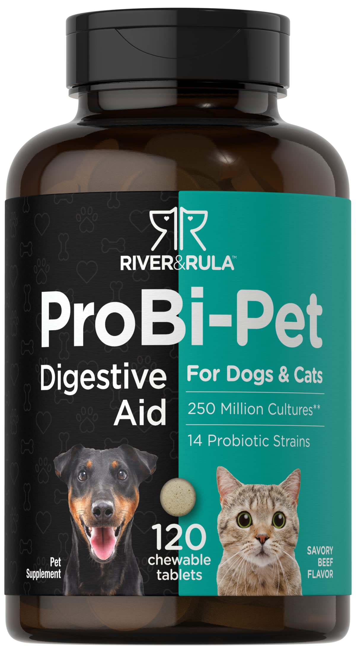 Suplemento Horbäach Probi-pet Digestive Aid 120 Comprimidos - Venta Internacional.