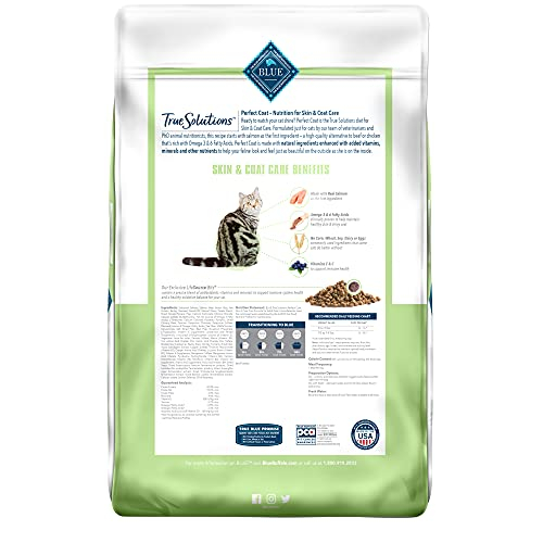 Foto 3 pulgar | Comida Para Gatos Blue Buffalo True Solutions Perfect Coat, 5 Kg, Salmón - Venta Internacional.