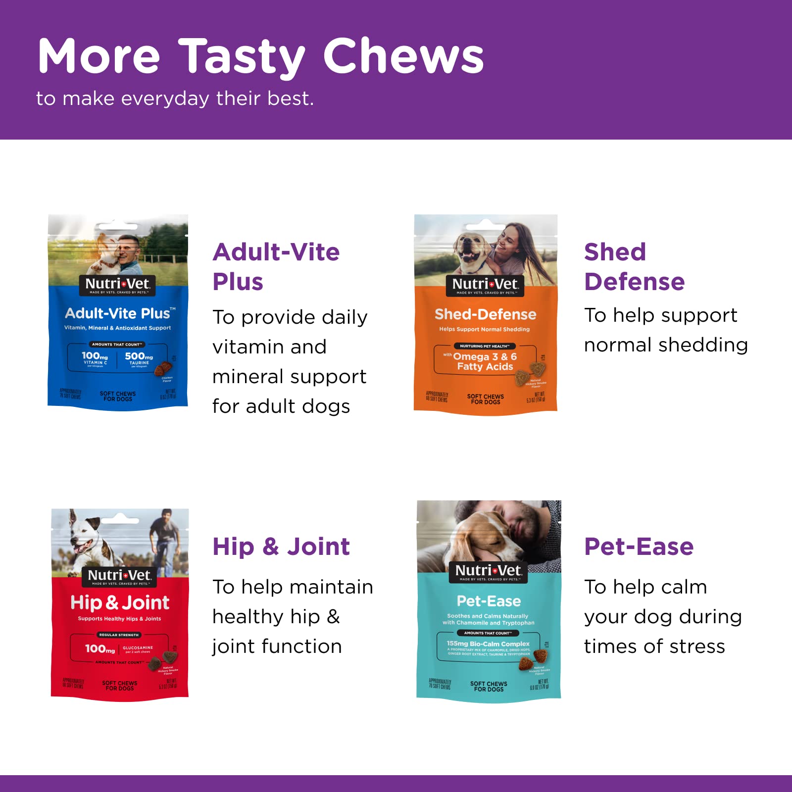 Foto 7 pulgar | Soft Chews Nutri-vet Pre Y Probiotic Para Perros 120 Unidades - Venta Internacional.