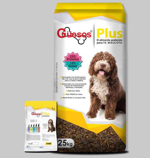 Alimento Para Perros Güesos Plus 25 Kg