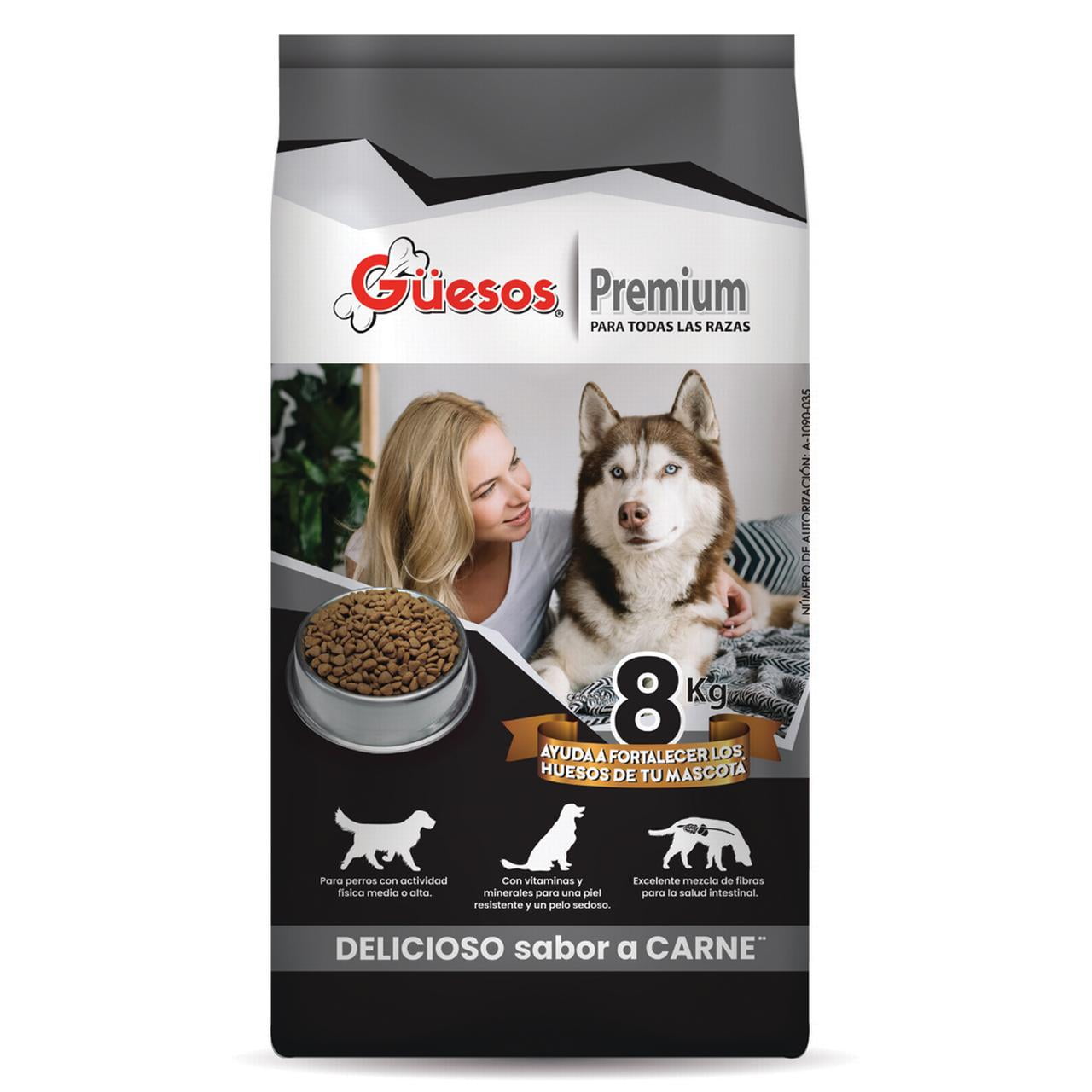 Alimento Para Perros Güesos Premium 8kg