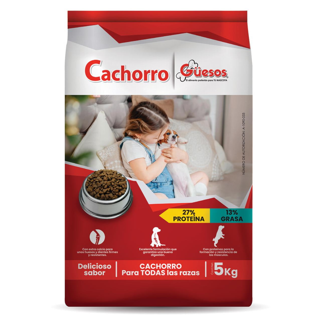 Croqueta Güesos Cachorro Presentación 5kg