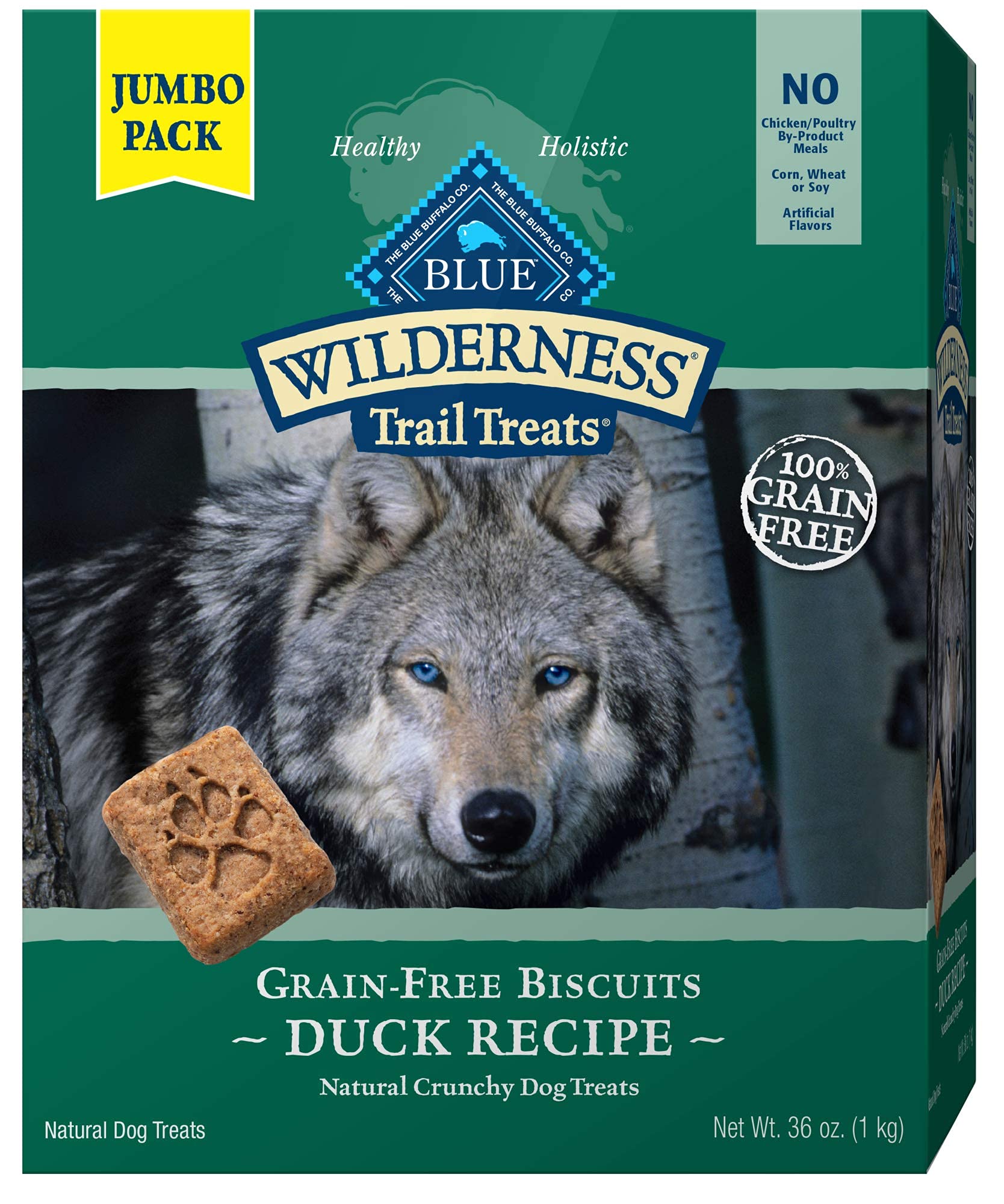 Foto 2 pulgar | Galletas Para Perros Blue Buffalo Wilderness Duck 1,06 Kg - Venta Internacional.