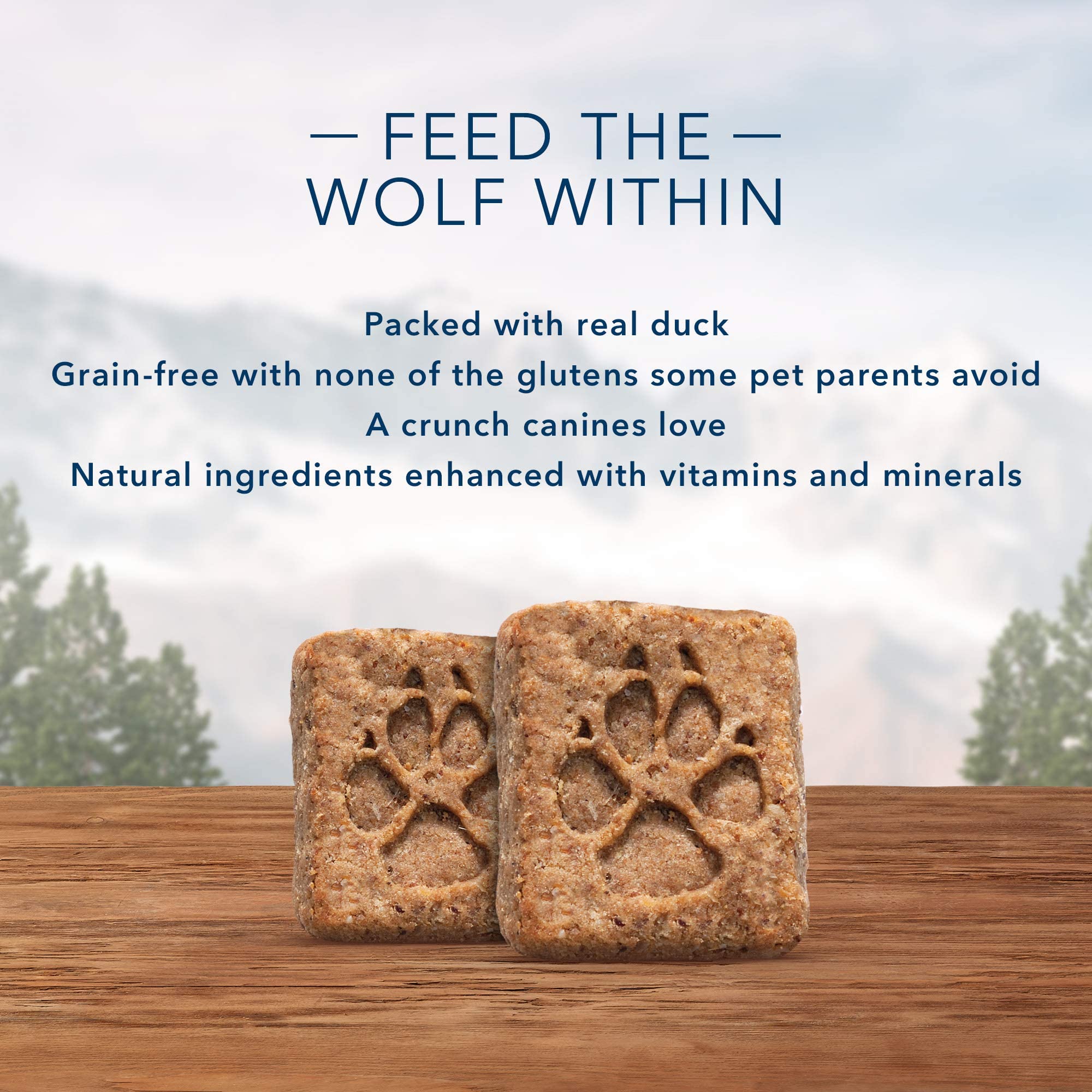 Foto 4 pulgar | Galletas Para Perros Blue Buffalo Wilderness Duck 1,06 Kg - Venta Internacional.