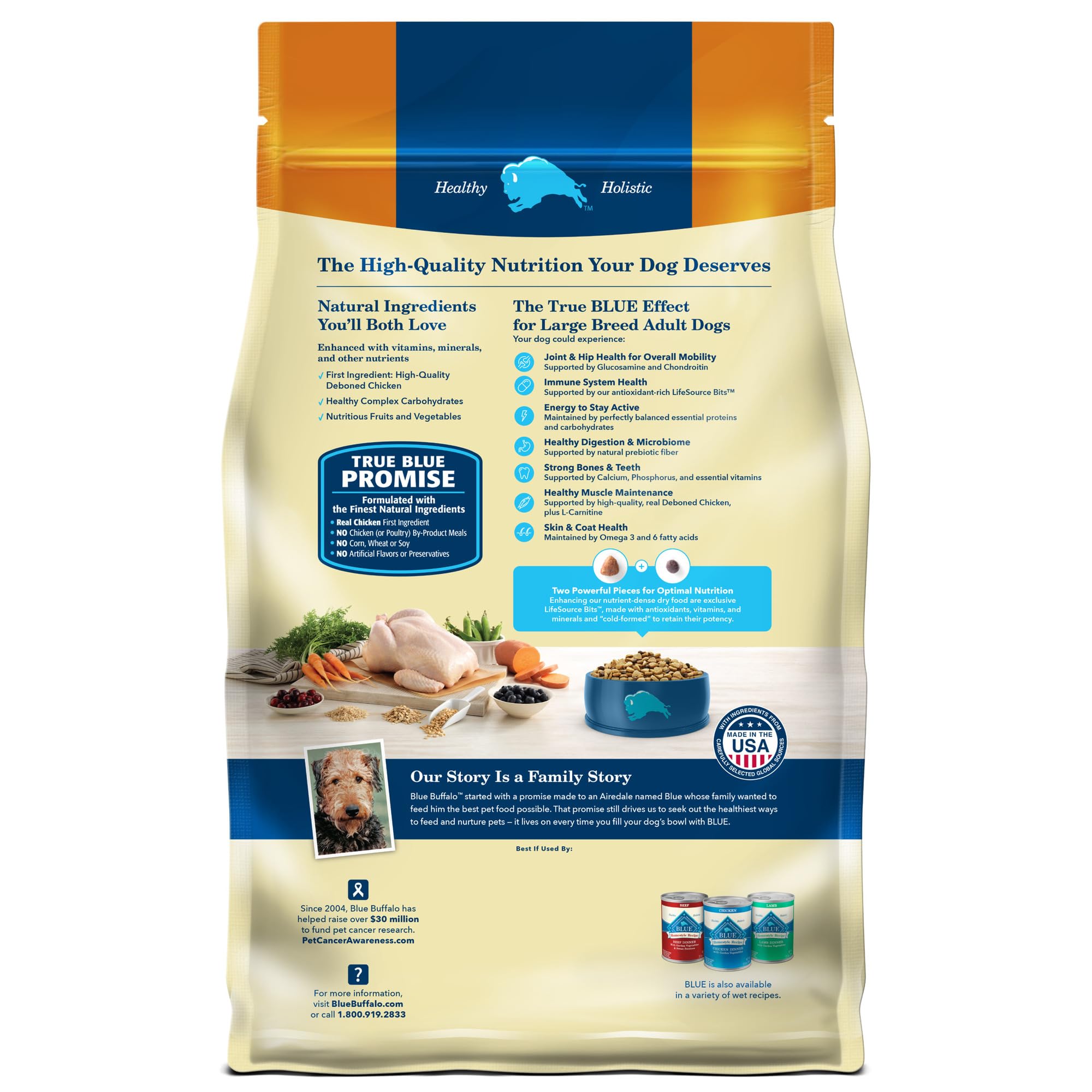 Foto 3 pulgar | Comida Para Perros Blue Buffalo Life Protection Senior, Bolsa De 15,42 Kg - Venta Internacional.