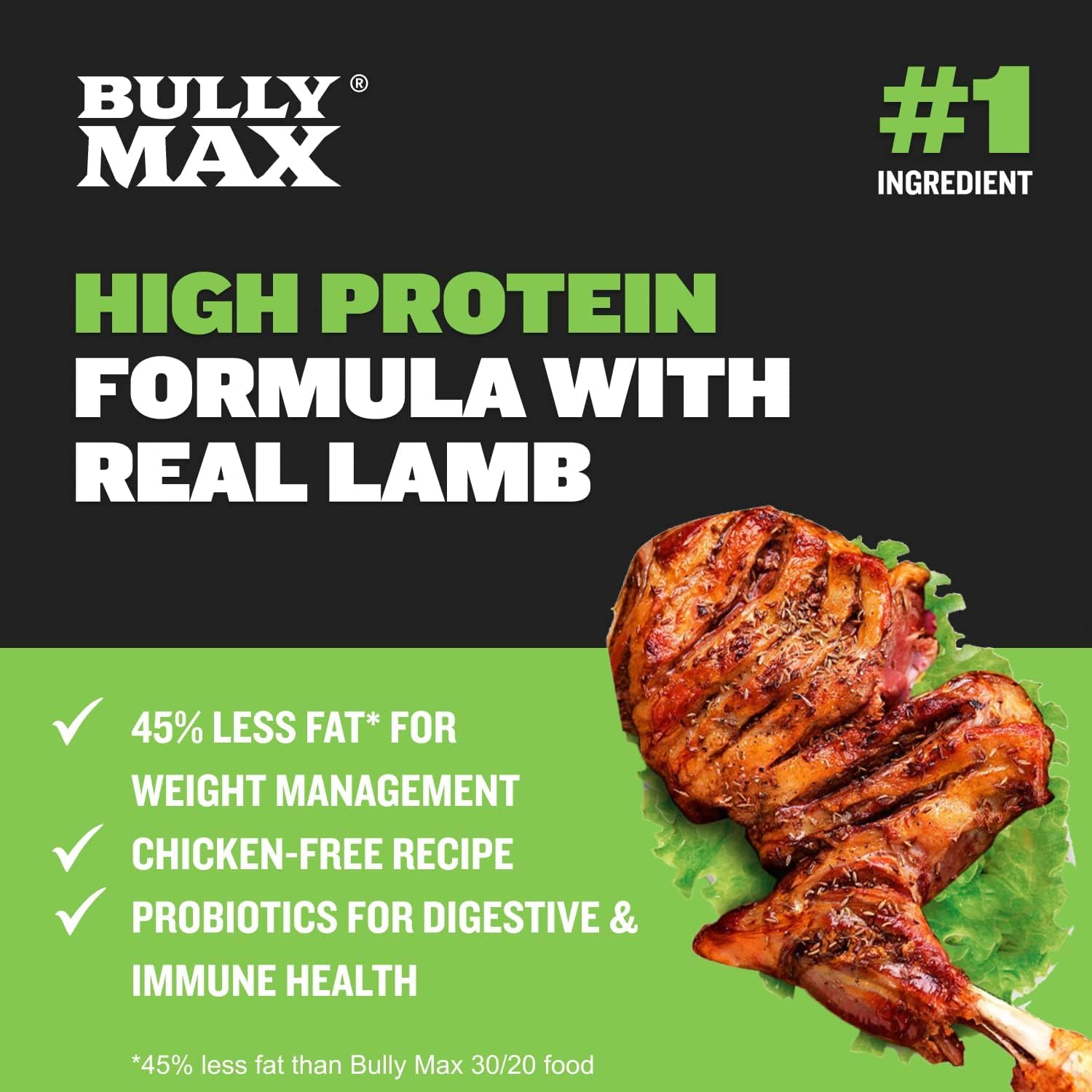 Foto 4 pulgar | Alimento Para Perros Bully Max 25/11 Alto En Proteínas Y Bajo En Grasas, 4,54 Kg X2 - Venta Internacional.
