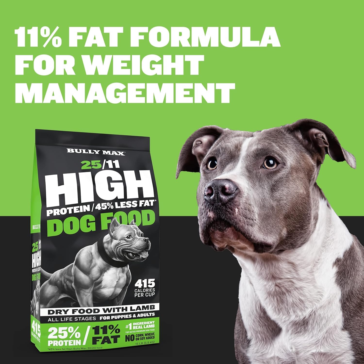 Foto 6 pulgar | Alimento Para Perros Bully Max 25/11 Alto En Proteínas Y Bajo En Grasas, 4,54 Kg X2 - Venta Internacional.