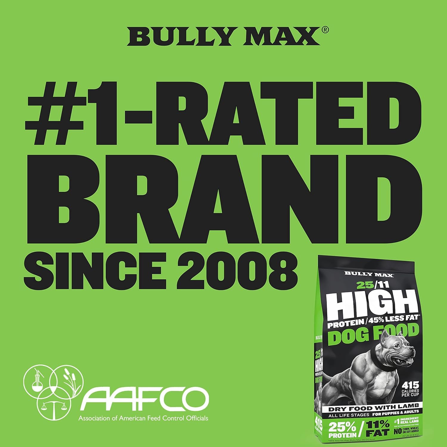 Foto 7 pulgar | Alimento Para Perros Bully Max 25/11 Alto En Proteínas Y Bajo En Grasas, 4,54 Kg X2 - Venta Internacional.
