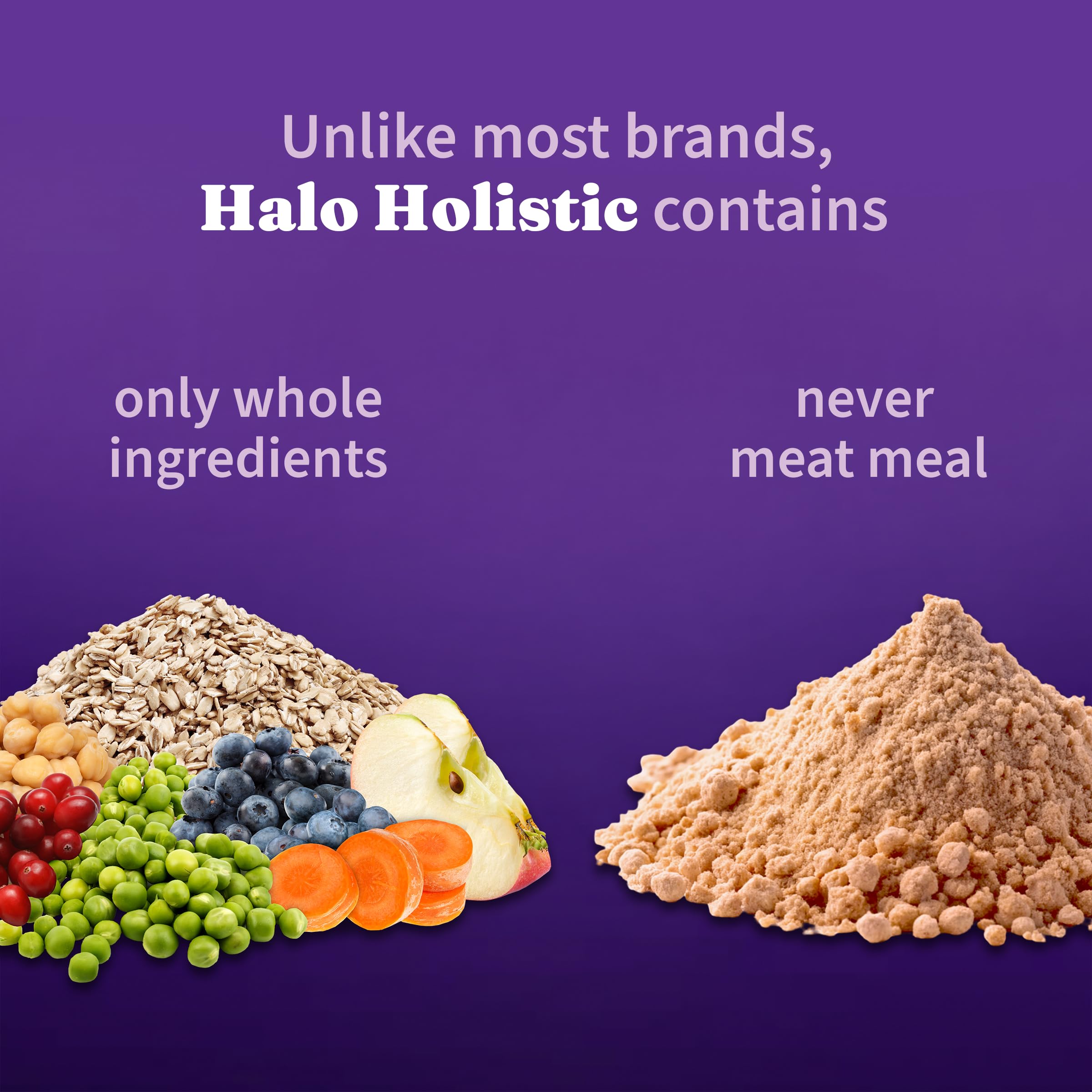 Foto 4 | Comida Para Perros Halo Holistic, Vegana, A Base De Plantas, Bolsa De 9,53 Kg - Venta Internacional.