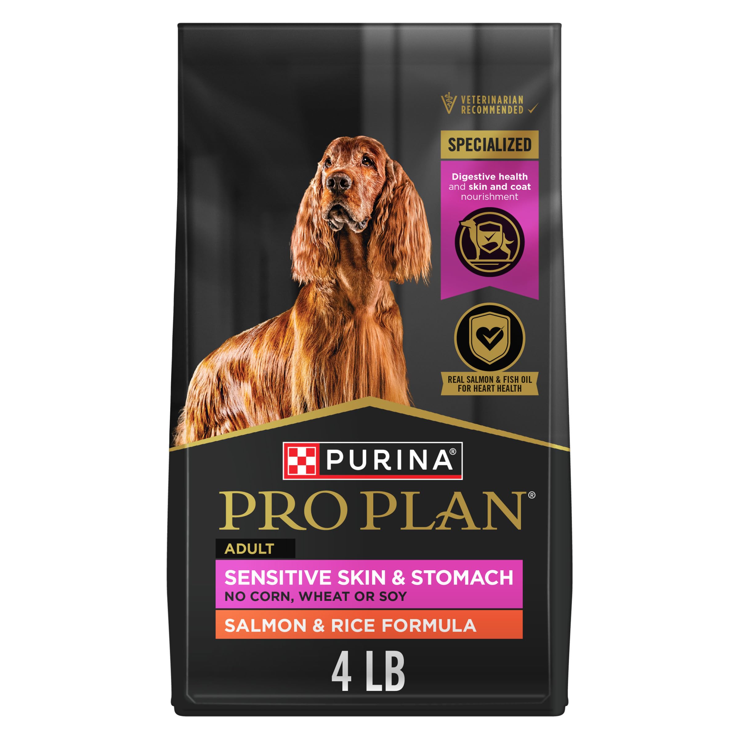 Alimento Para Perros Purina Pro Plan, Piel Sensible, Estómago, Salmón, 1,8 Kg - Venta Internacional.