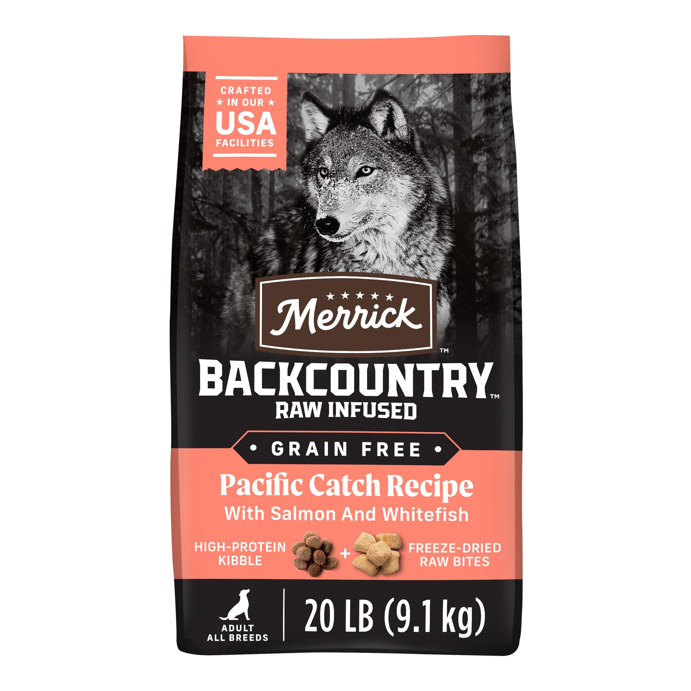 Pienso Para Perros Merrick Backcountry Pacific Catch Salmon 9,07 Kg - Venta Internacional.