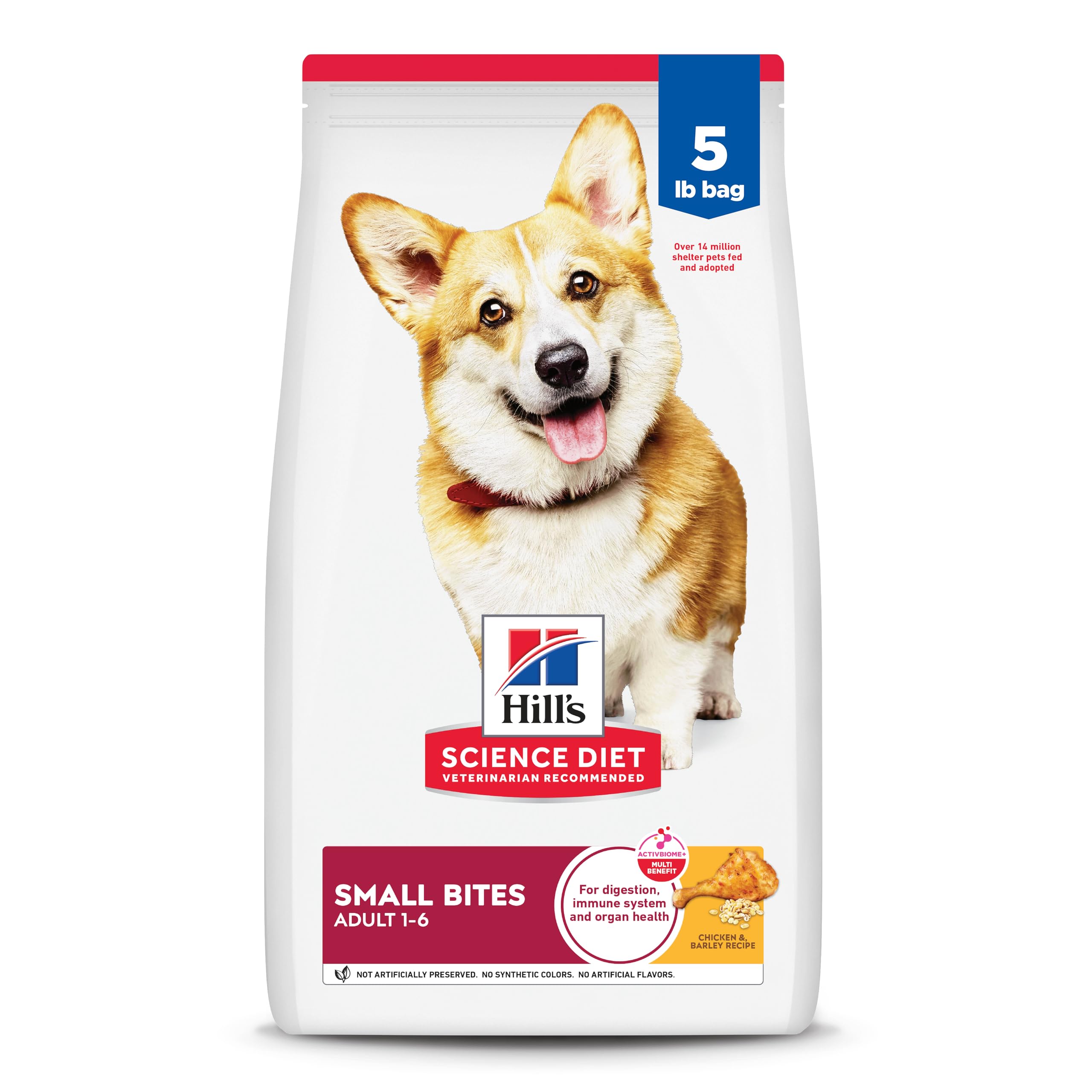 Alimento Para Perros Hill's Science Diet Para Adultos De 1 A 6 Años Con Pollo Y Cebada, 2,27 Kg - Venta Internacional.