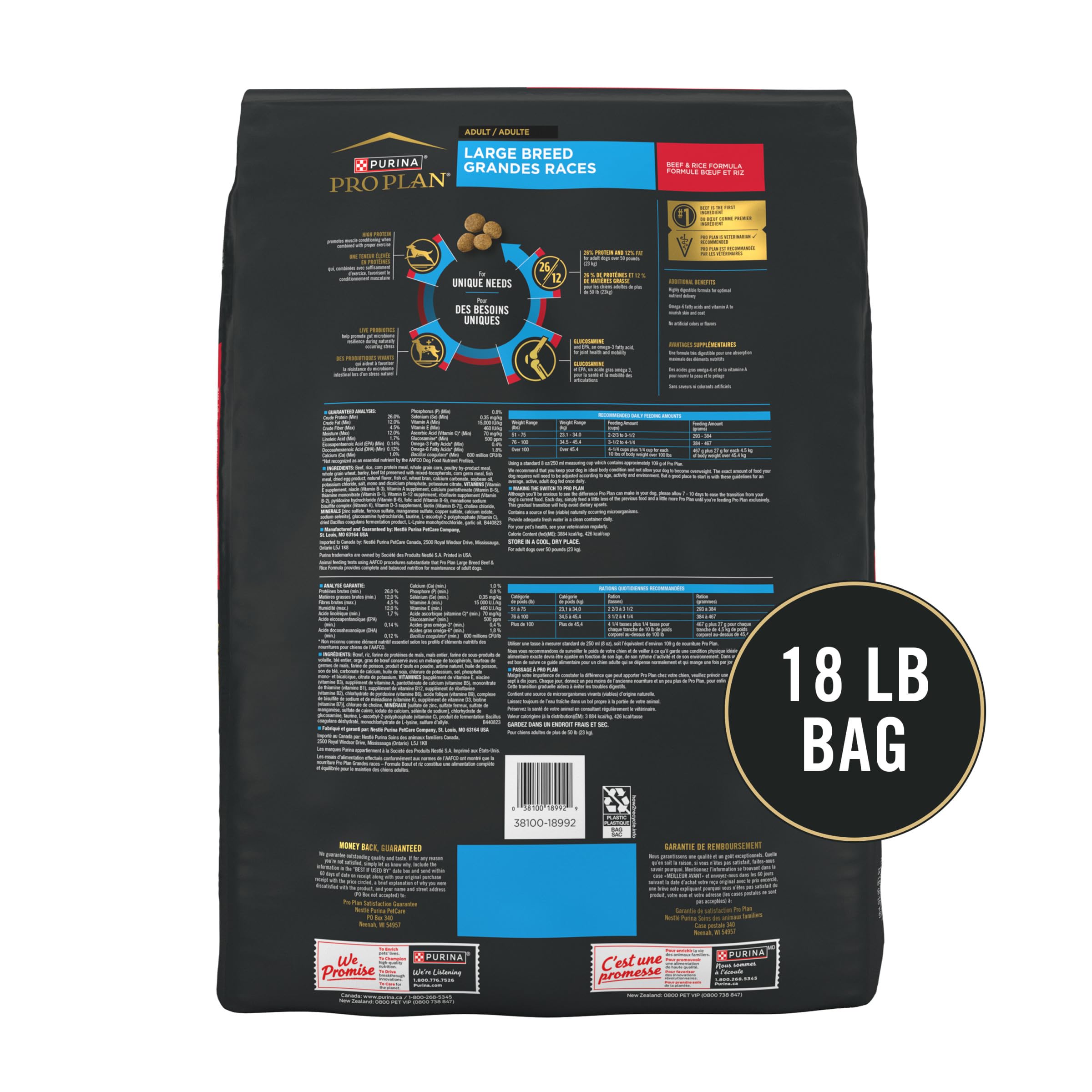 Foto 6 pulgar | Alimento Para Perros Purina Pro Plan Joint Health Para Razas Grandes, 8,16 Kg - Venta Internacional.