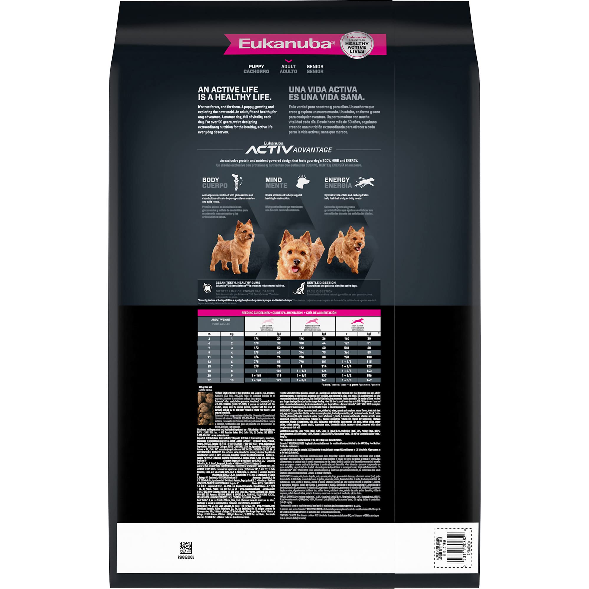 Foto 3 pulgar | Alimento Para Perros Eukanuba Para Adultos De Raza Pequeña De 12 Meses O Más, 10,89 Kg - Venta Internacional.