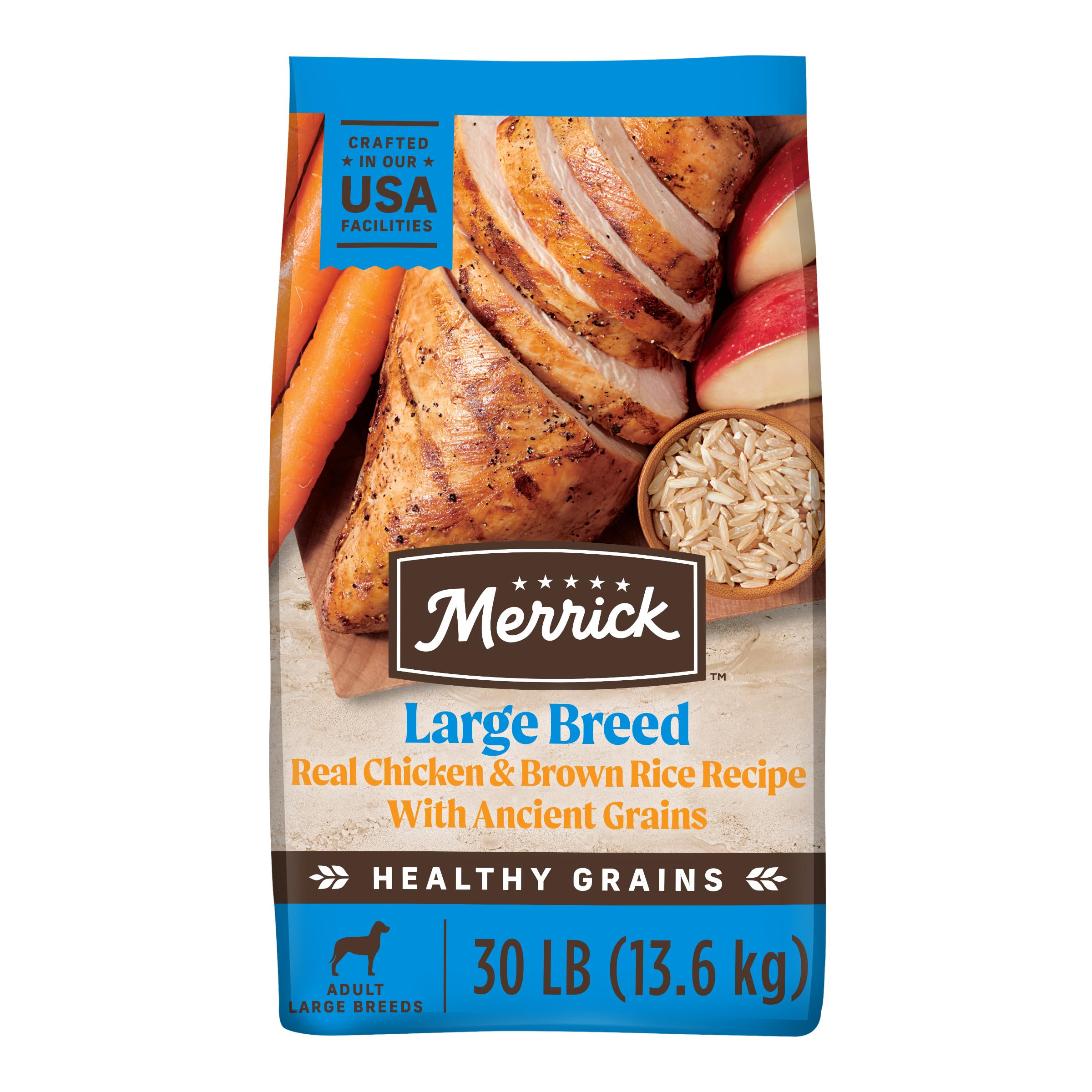 Foto 2 pulgar | Pienso Para Perros Merrick Healthy Grains Premium Large Breed 13,6 Kg - Venta Internacional.