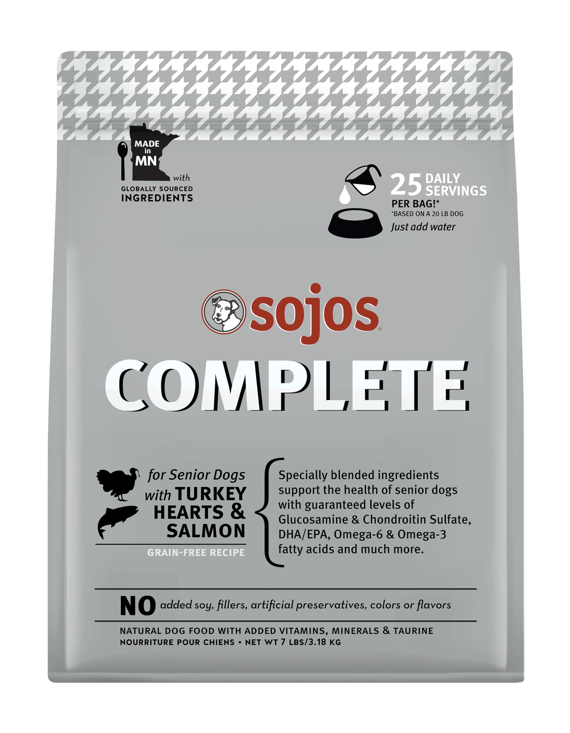 Foto 2 pulgar | Alimento Para Perros Sojos Complete Turkey & Salmon Senior 3,18 Kg - Venta Internacional.