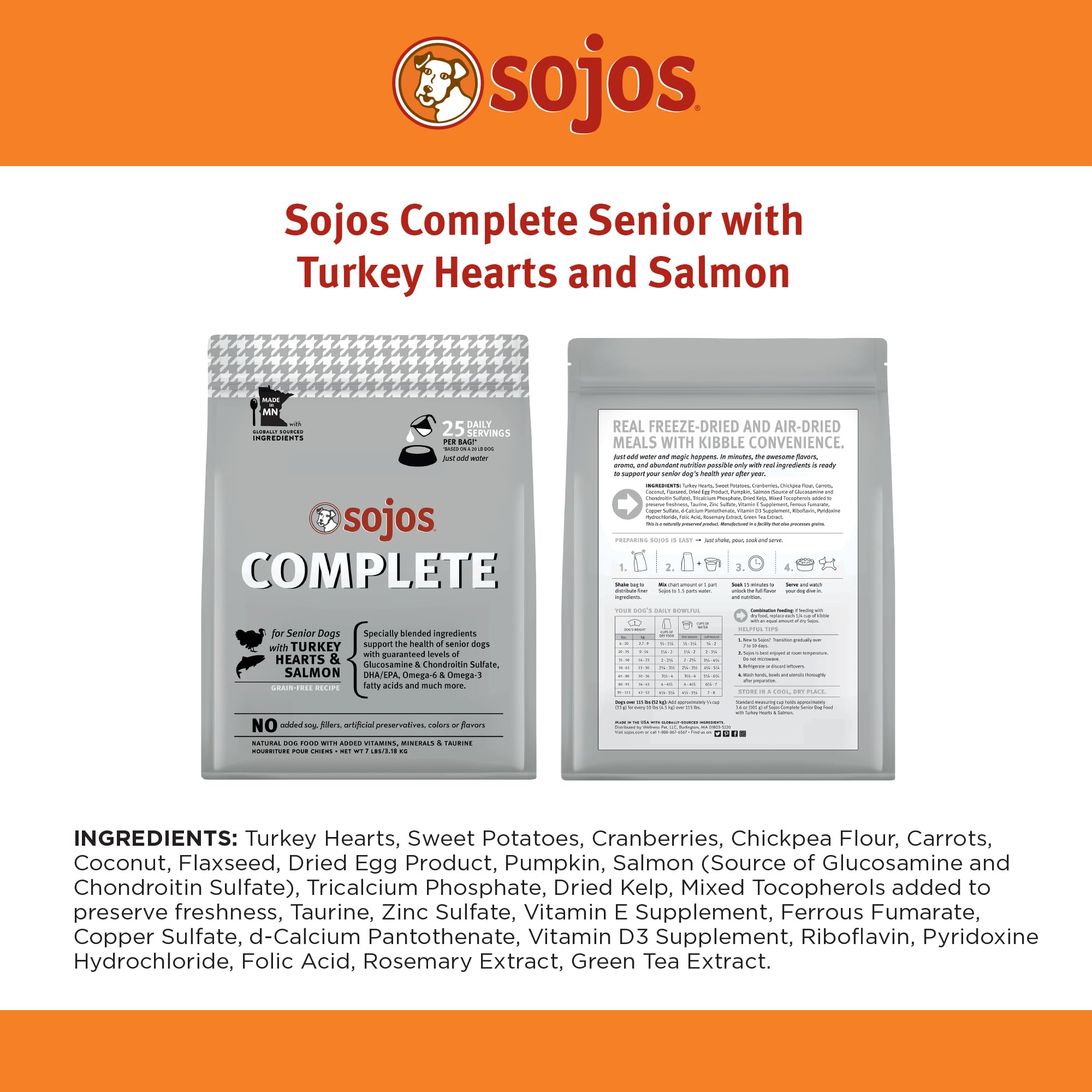 Foto 6 | Alimento Para Perros Sojos Complete Turkey & Salmon Senior 3,18 Kg - Venta Internacional.