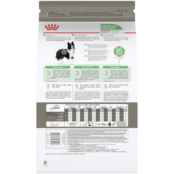 Foto 3 pulgar | Alimento Para Perros Royal Canin Medium Digestive Care 7,7 Kg - Venta Internacional.