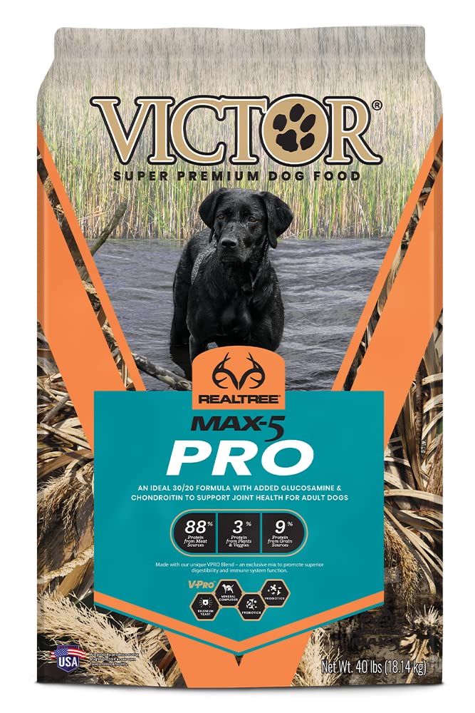 Alimento Para Perros Victor Super Premium Realtree Max-5 Pro, 18,14 Kg, 30% De Proteínas, Sin Gluten - Venta Interna