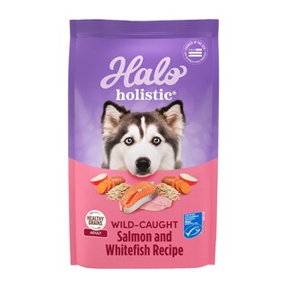 Foto 1 | Alimento Para Perros Halo Holistic, Salmón Y Pescado Blanco Capturados En Estado Salvaje, 9,53 Kg - Venta Internacional
