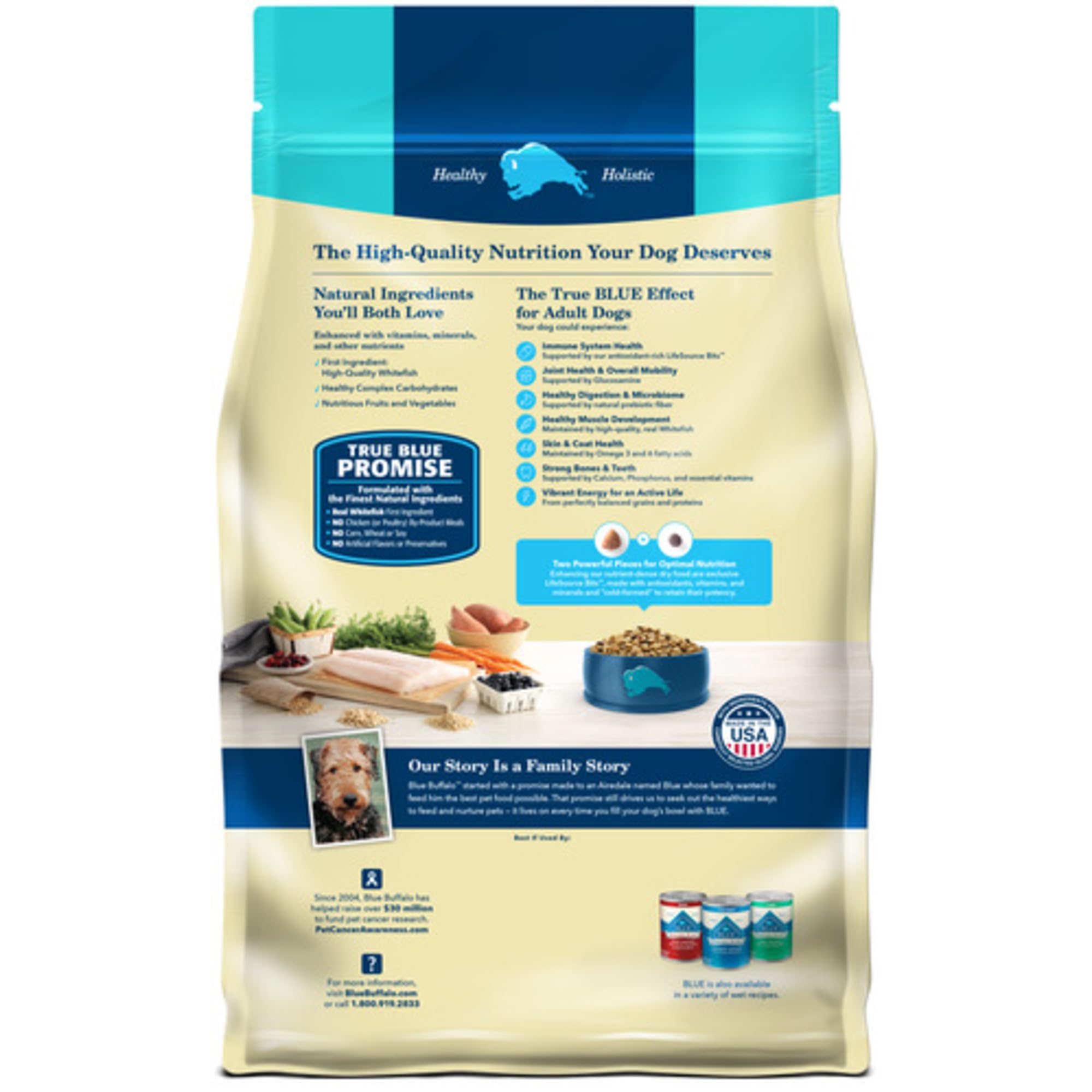 Foto 3 pulgar | Alimento Seco Para Perros Blue Buffalo Life Protection, 15,42 Kg, Pescado - Venta Internacional.